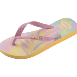 Ciabatte Infradito da Donna Gialle con stampa tropicale Havaianas