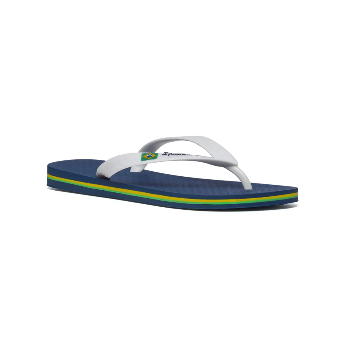 Ciabatte infradito da Uomo blu e bianche con logo Ipanema Anatomic Brasil