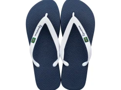 Ciabatte infradito da Uomo blu e bianche con logo Ipanema Anatomic Brasil