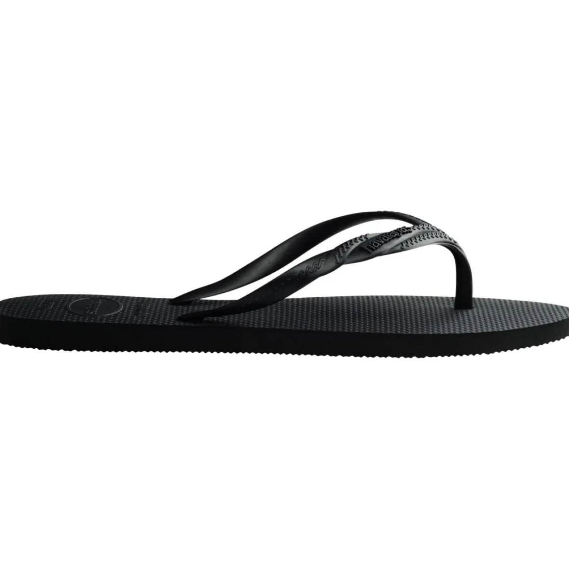 Ciabatte infradito nere da Donna con logo in rilievo Havaianas