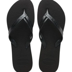 Ciabatte infradito nere da Donna con fascette larghe Havaianas