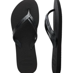 Ciabatte infradito nere da Donna con fascette larghe Havaianas