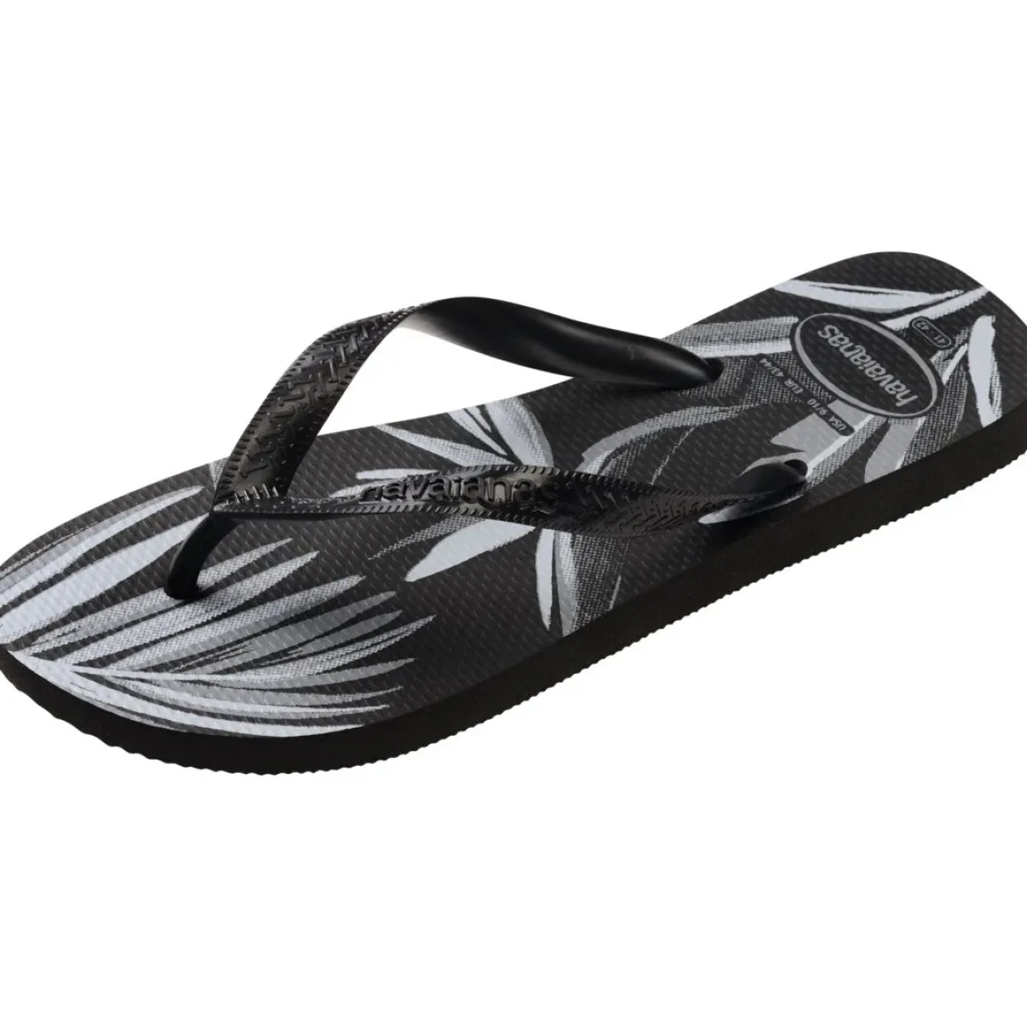 Ciabatte infradito nere da Uomo con stampa tropicale Havaianas