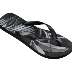 Ciabatte infradito nere da Uomo con stampa tropicale Havaianas