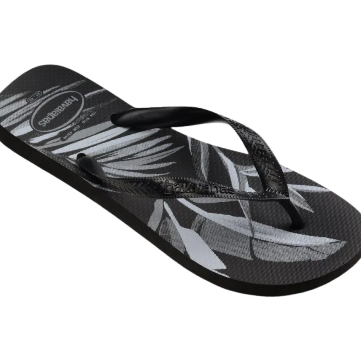 Ciabatte infradito nere da Uomo con stampa tropicale Havaianas