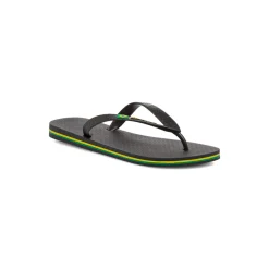 Ciabatte infradito nere da Uomo con logo bandiera Brasile Ipanema Brasil