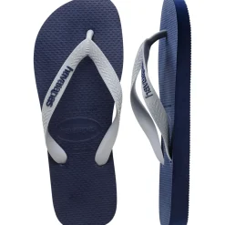 Ciabatte infradito Unisex blu con listini a contrasto Havaianas