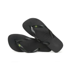 Ciabatte infradito Unisex Nere con bandiera Havaianas Brasil