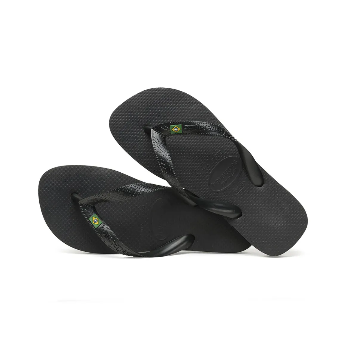 Ciabatte infradito Unisex Nere con bandiera Havaianas Brasil