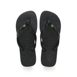 Ciabatte infradito Unisex Nere con bandiera Havaianas Brasil