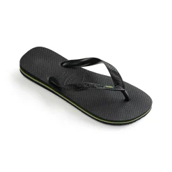 Ciabatte infradito Unisex Nere con bandiera Havaianas Brasil