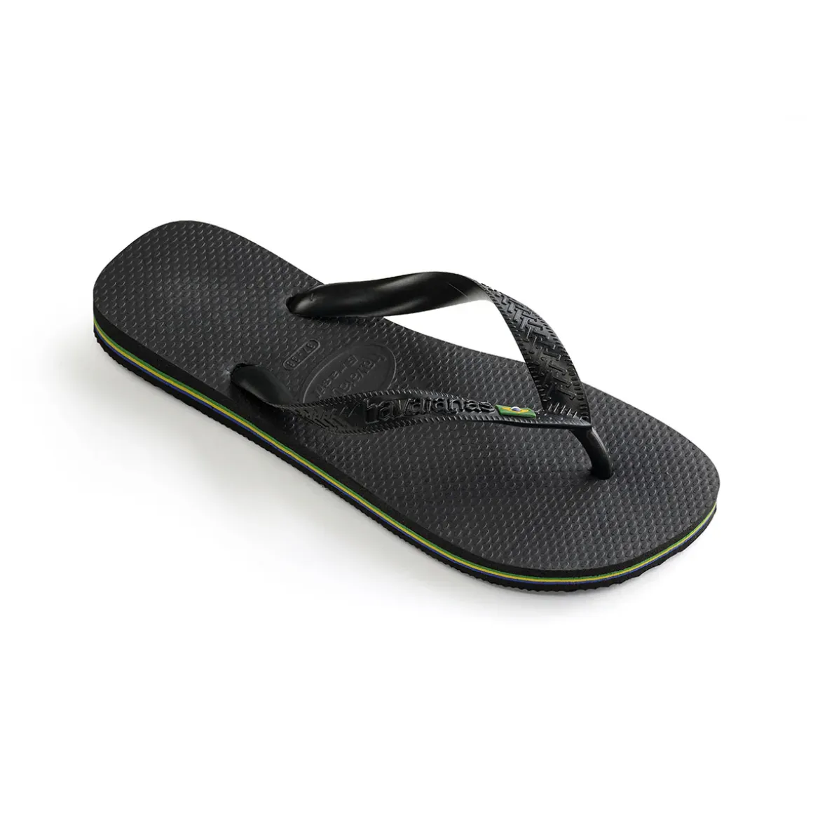 Ciabatte infradito Unisex Nere con bandiera Havaianas Brasil