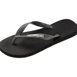Ciabatte infradito Unisex Nere e grigie con suola in gomma Havaianas