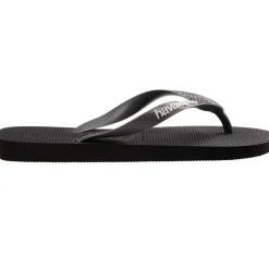 Ciabatte infradito Unisex Nere e grigie con suola in gomma Havaianas