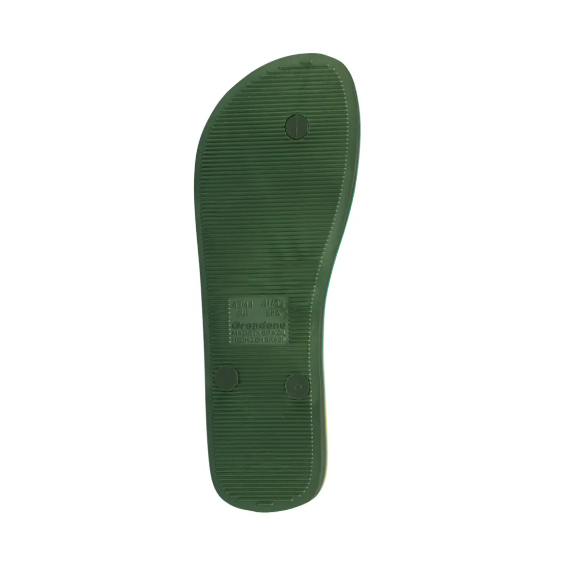 Ciabatte infradito verde scuro da Unisex con bandiera Ipanema Brazil