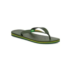 Ciabatte infradito verde scuro da Unisex con bandiera Ipanema Brazil