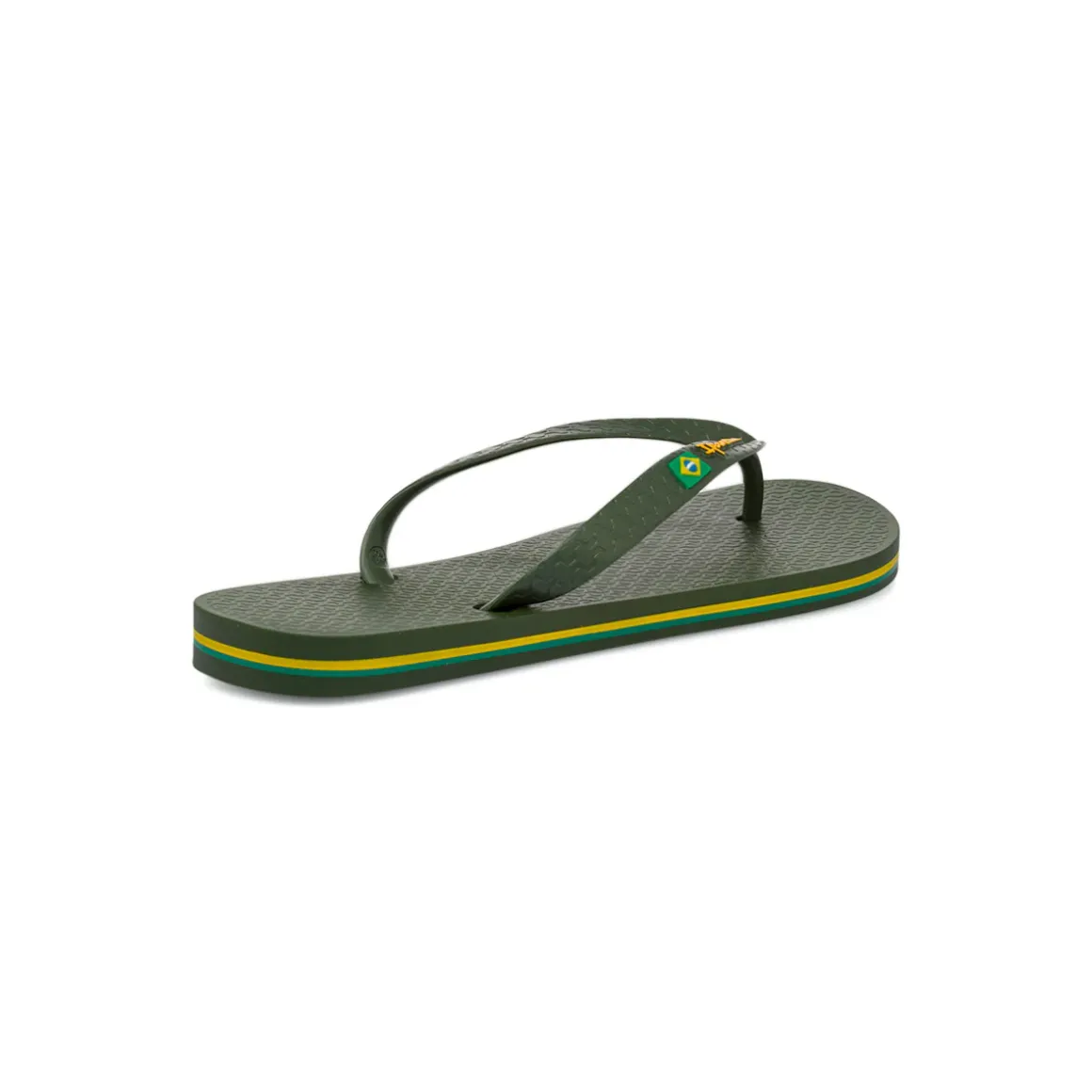 Ciabatte infradito verde scuro da Unisex con bandiera Ipanema Brazil