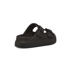 Ciabatte nere da Donna con suola platform Lora Ferres On The Beach