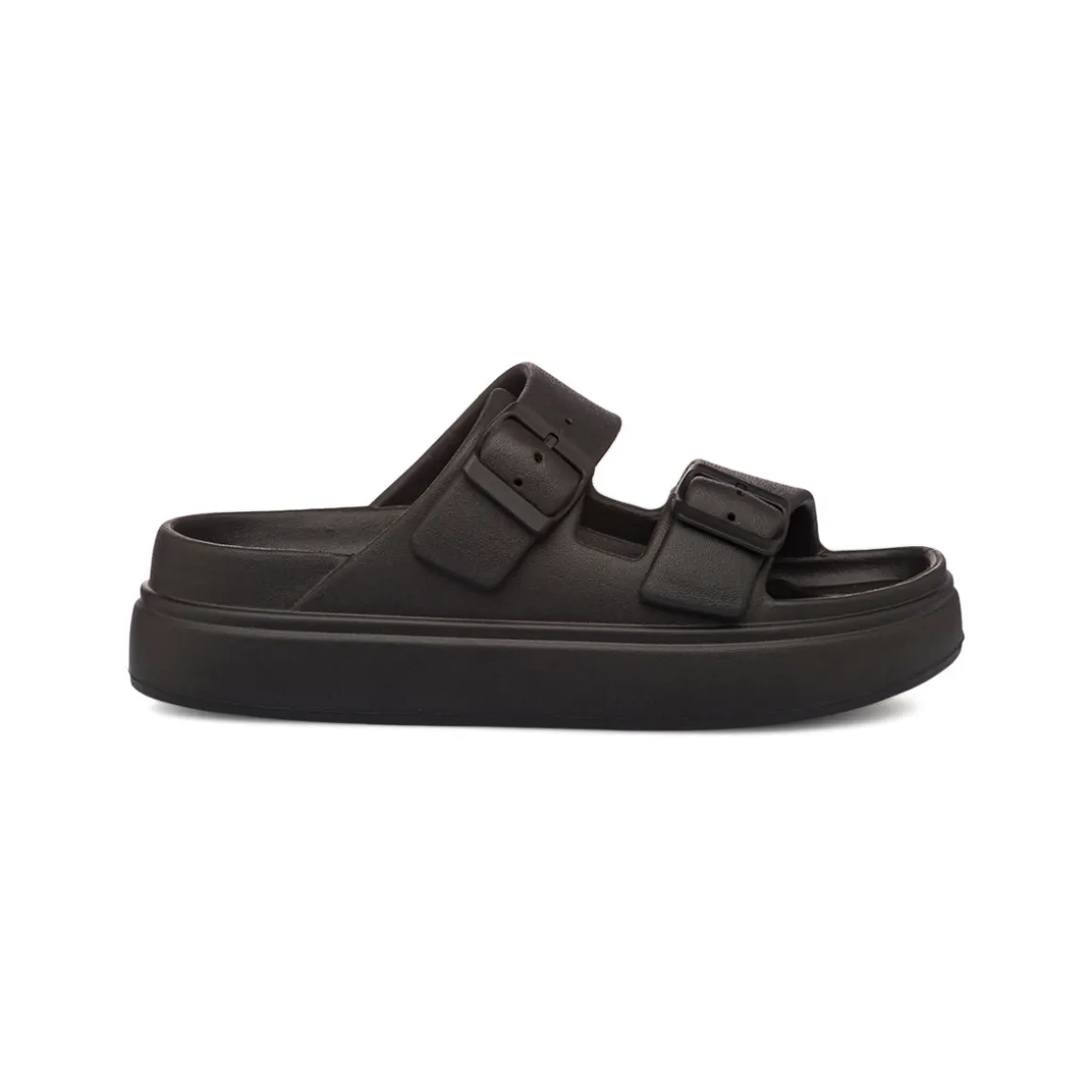 Ciabatte nere da Donna con suola platform Lora Ferres On The Beach