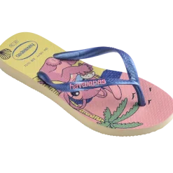 Ciabatte Rosa da Bambina con stampa Lilo & Stich Havaianas