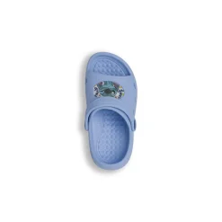 Ciabatte sabot azzurre da Bambina con cinturino e stampa Lilo & Stitch