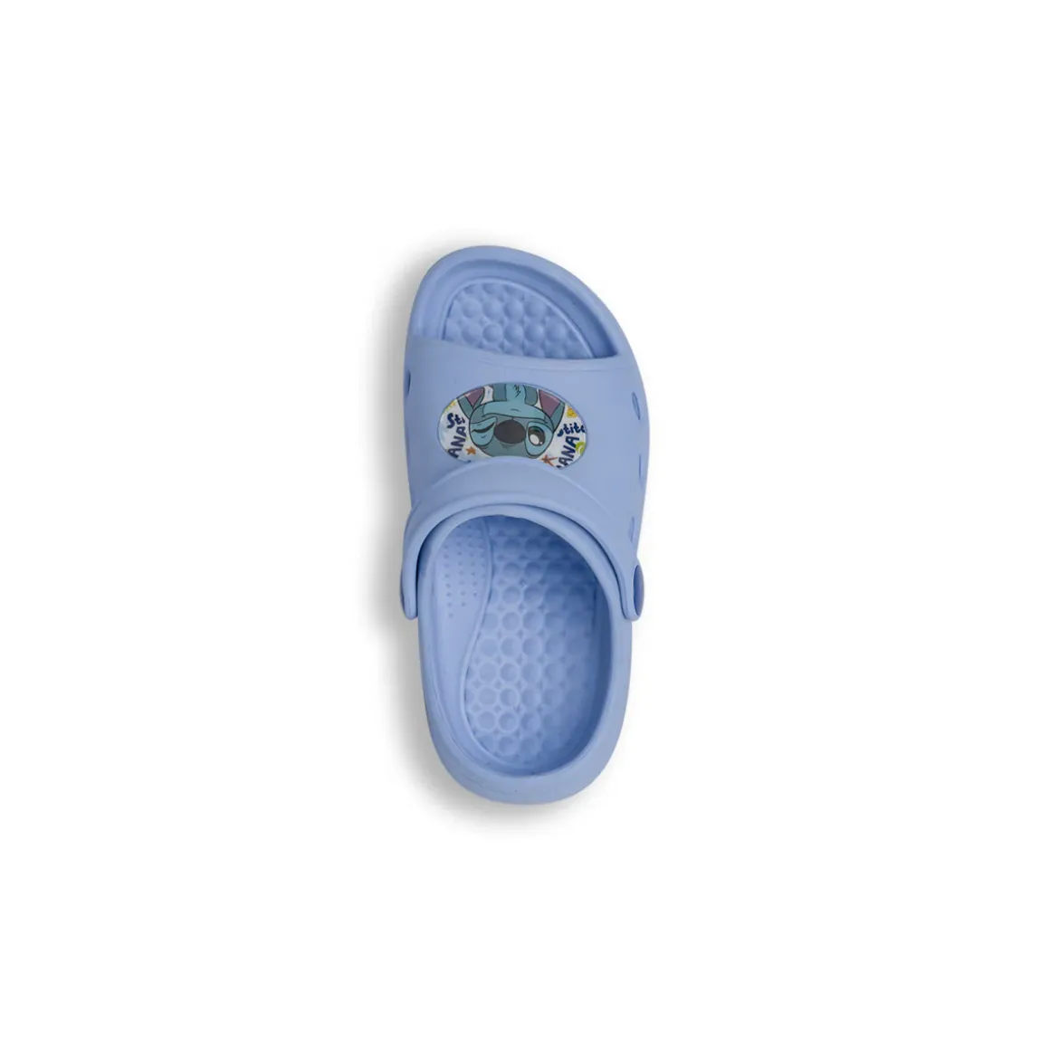Ciabatte sabot azzurre da Bambina con cinturino e stampa Lilo & Stitch