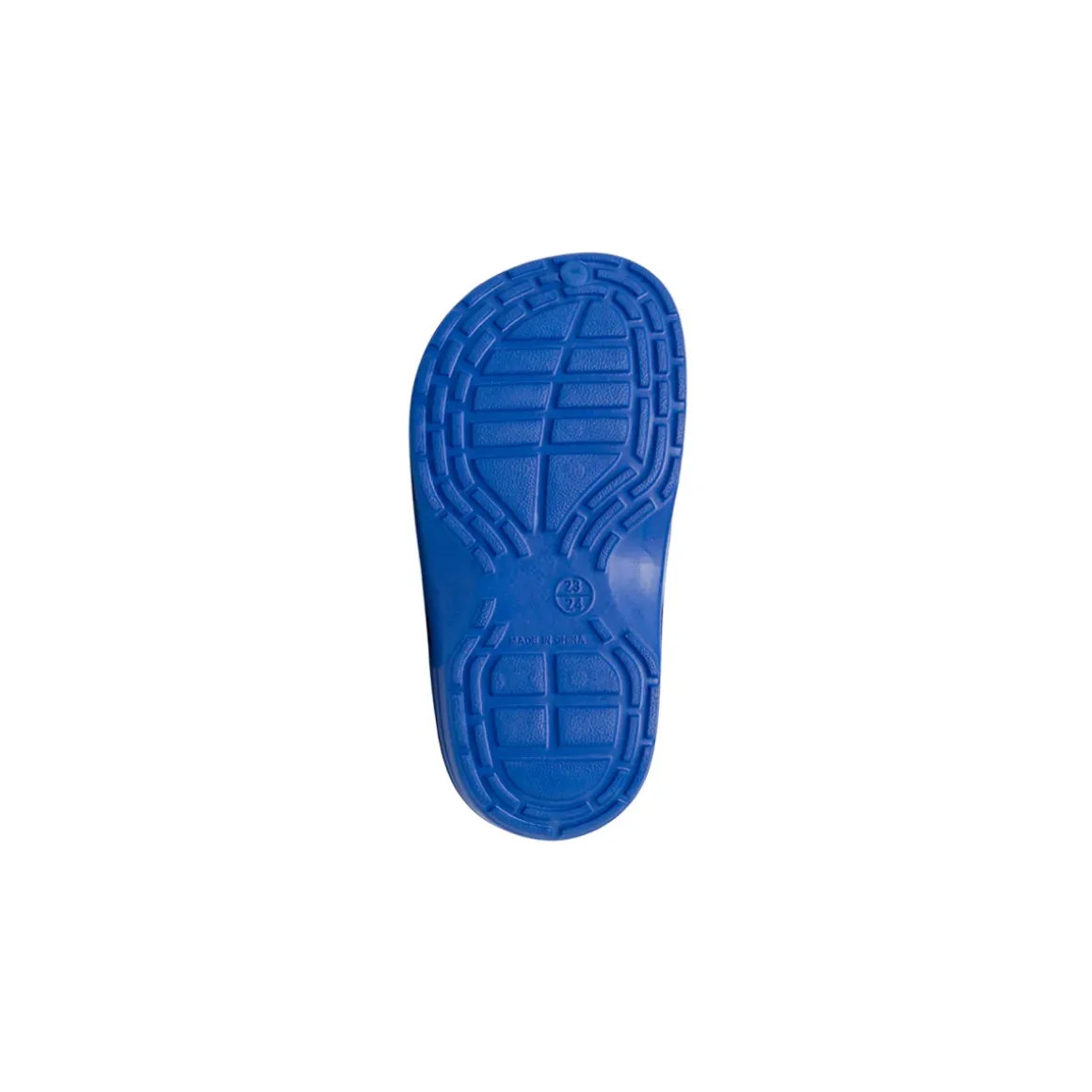 Ciabatte Sabot blu da Bambino con cinturino mobile e patch Sonic