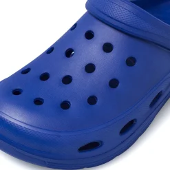 Ciabatte sabot blu da Donna con cinturino mobile De Fonseca