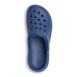 Ciabatte sabot blu da Uomo con fori traspiranti e cinturino De Fonseca