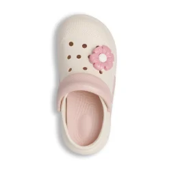Ciabatte sabot da Donna bianche e rosa con suola alta De Fonseca
