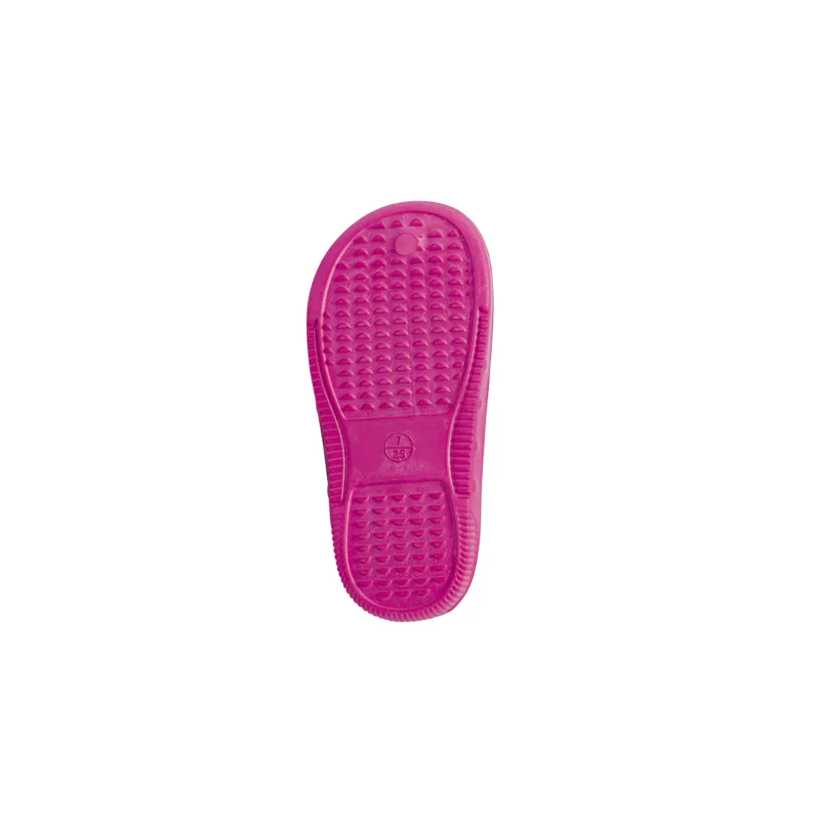 Ciabatte sabot fucsia da Bambina con cinturino e patch Unicorno