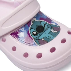 Ciabatte sabot rosa da Bambina con cinturino Lilo & Stitch