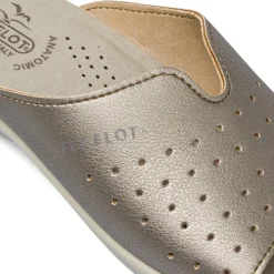 Ciabatte sanitarie argento da Donna con soletta anatomica Fly Flot