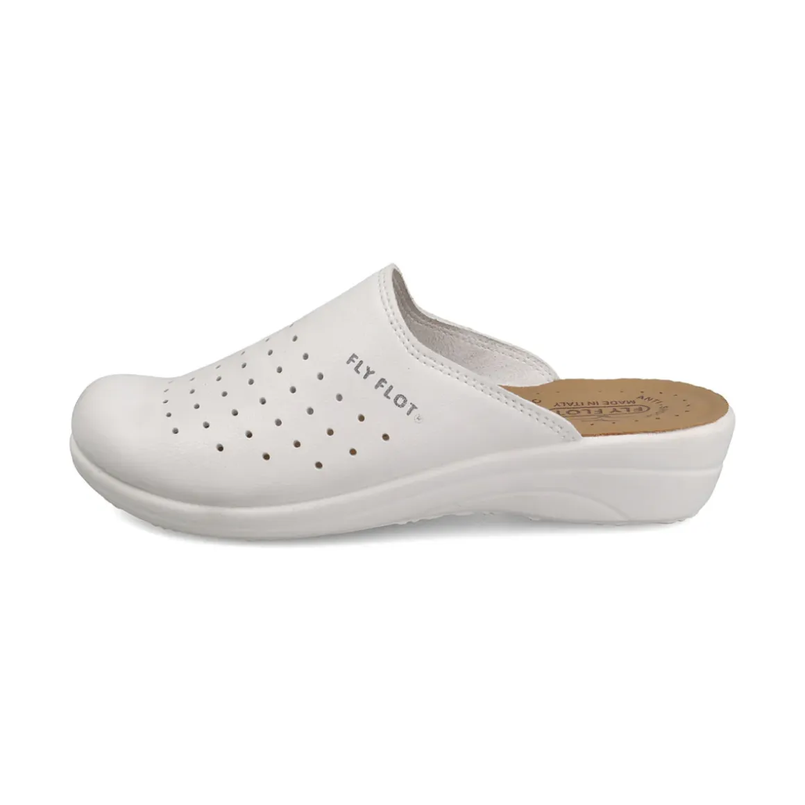 Ciabatte sanitarie bianche da Donna con fori traspiranti Fly Flot