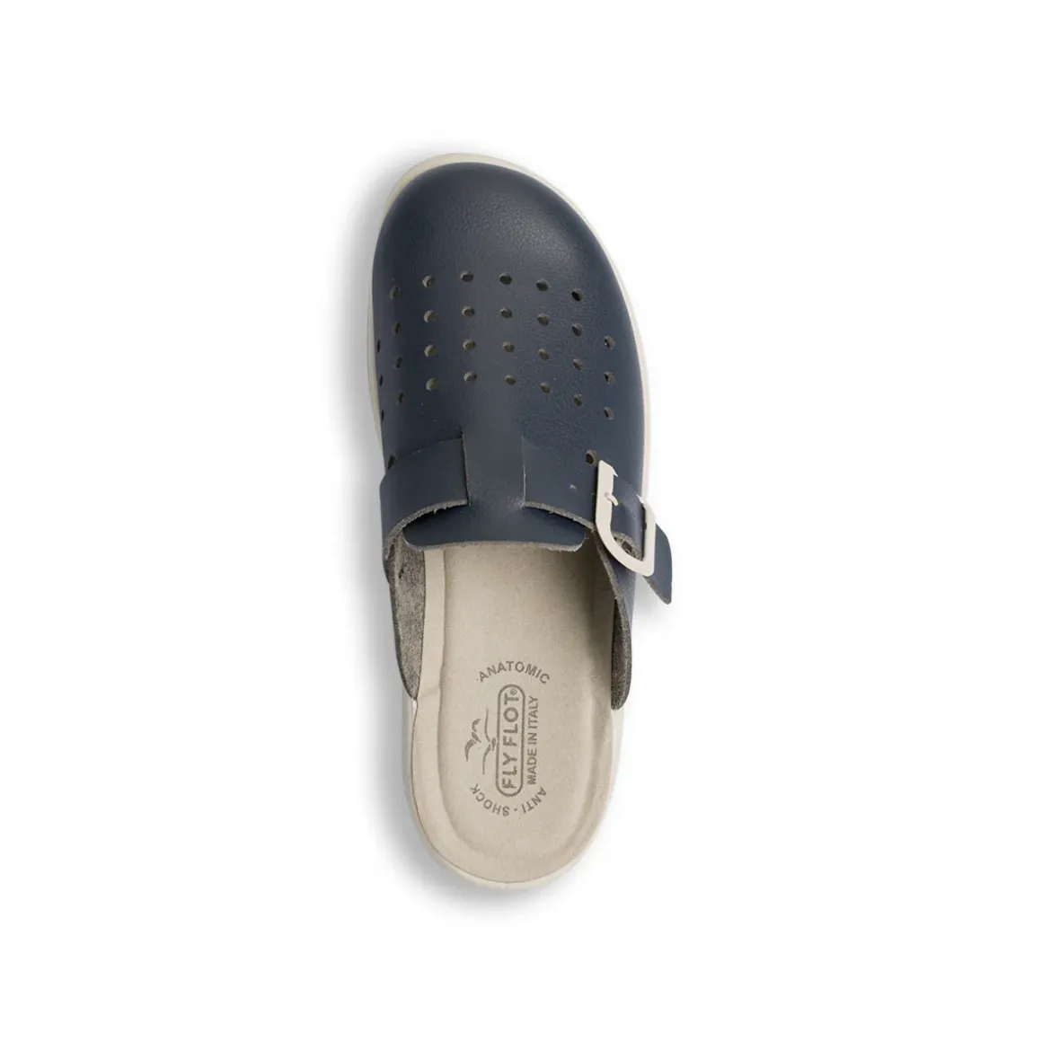 Ciabatte sanitarie blu da donna con sottopiede anti-shock Fly Flot