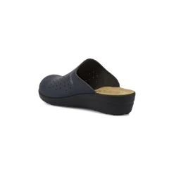 Ciabatte sanitarie blu da Donna anatomiche con zeppa Fly Flot