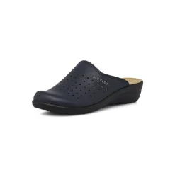 Ciabatte sanitarie blu da Donna anatomiche con zeppa Fly Flot