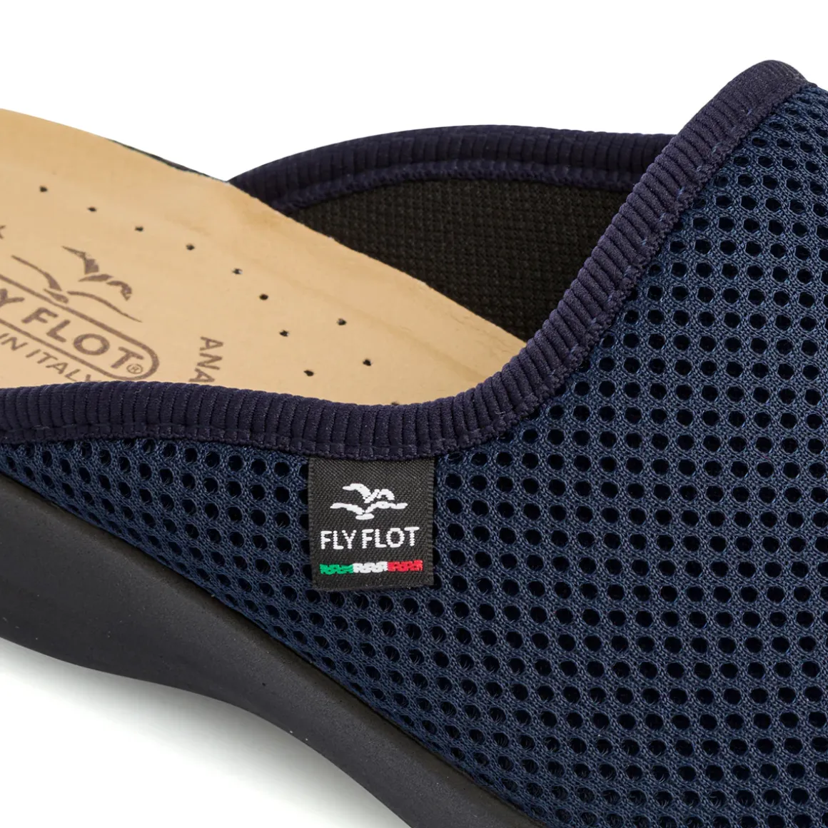Ciabatte sanitarie blu da uomo con sottopiede anatomico Fly Flot