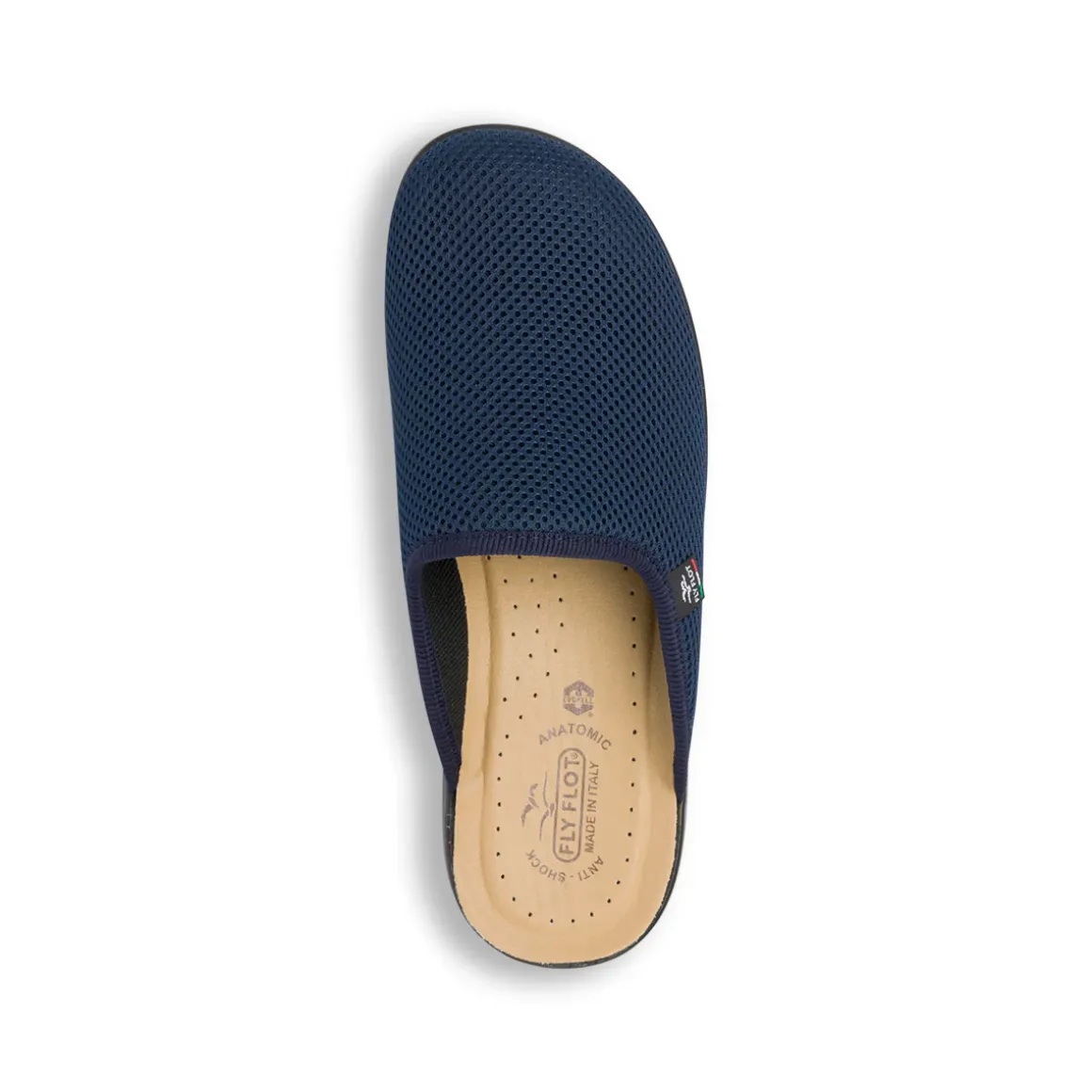 Ciabatte sanitarie blu da uomo con sottopiede anatomico Fly Flot