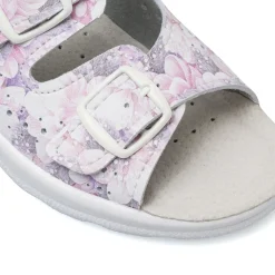 Ciabatte sanitarie da donna bianche con soletta in pelle Italia Trend