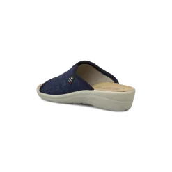 Ciabatte sanitarie da Donna blu con zeppa Fly Flot
