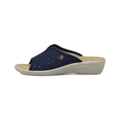 Ciabatte sanitarie da Donna blu con zeppa Fly Flot