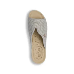 Ciabatte sanitarie da Donna grigie in tessuto mesh Fly Flot