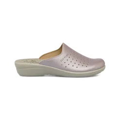 Ciabatte sanitarie da Donna rosa metallizzato traforate Fly Flot