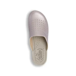 Ciabatte sanitarie da Donna rosa metallizzato traforate Fly Flot
