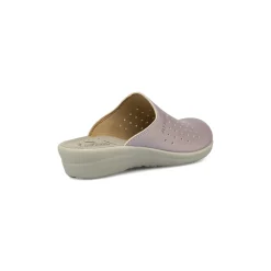 Ciabatte sanitarie da Donna rosa metallizzato traforate Fly Flot