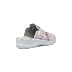 Ciabatte sanitarie da donna rosa Italia Trend con soletta in pelle
