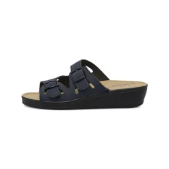 Ciabatte sanitarie Donna blu con soletta in pelle antishock Fly Flot