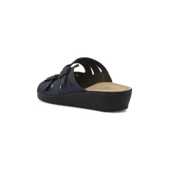 Ciabatte sanitarie Donna blu con soletta in pelle antishock Fly Flot
