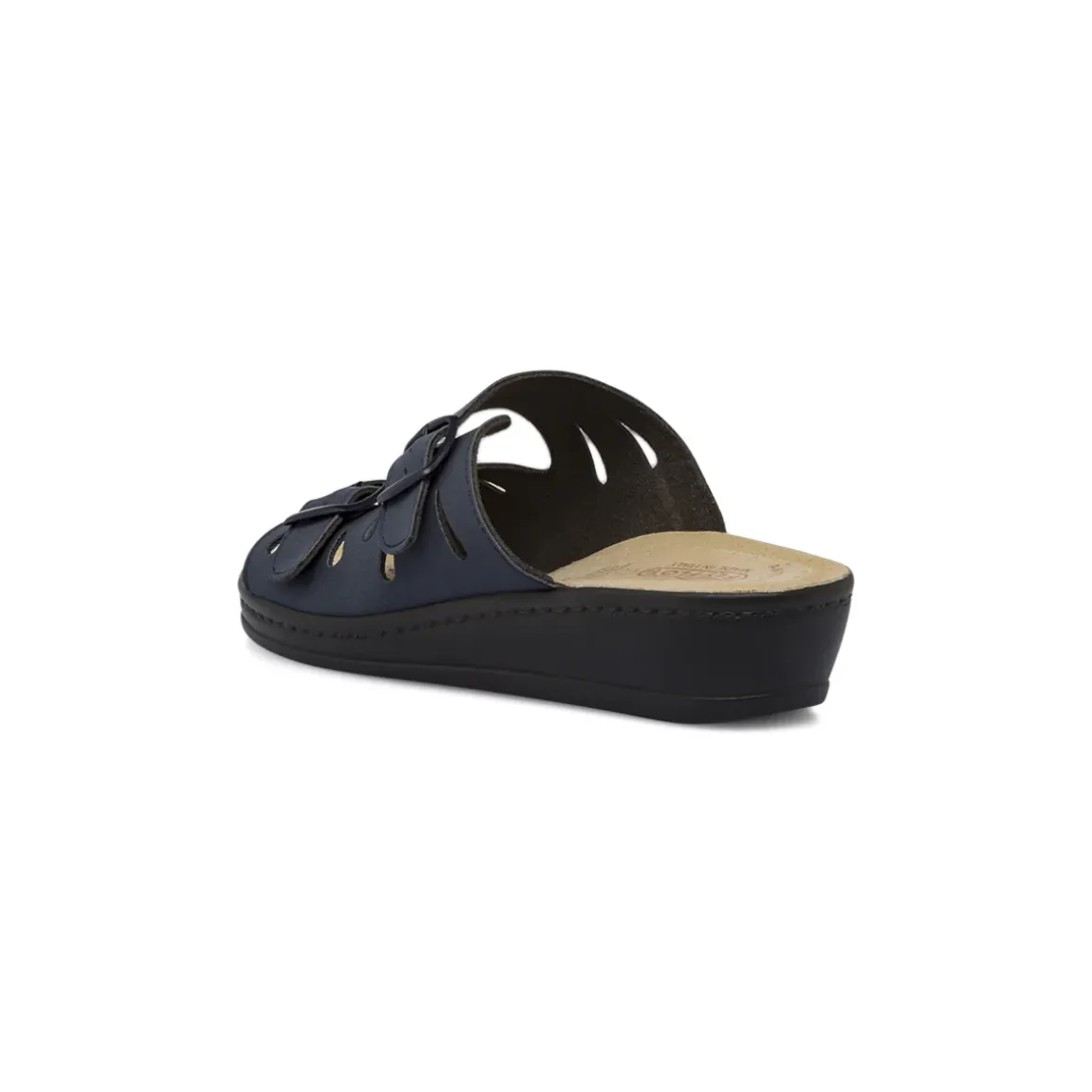 Ciabatte sanitarie Donna blu con soletta in pelle antishock Fly Flot